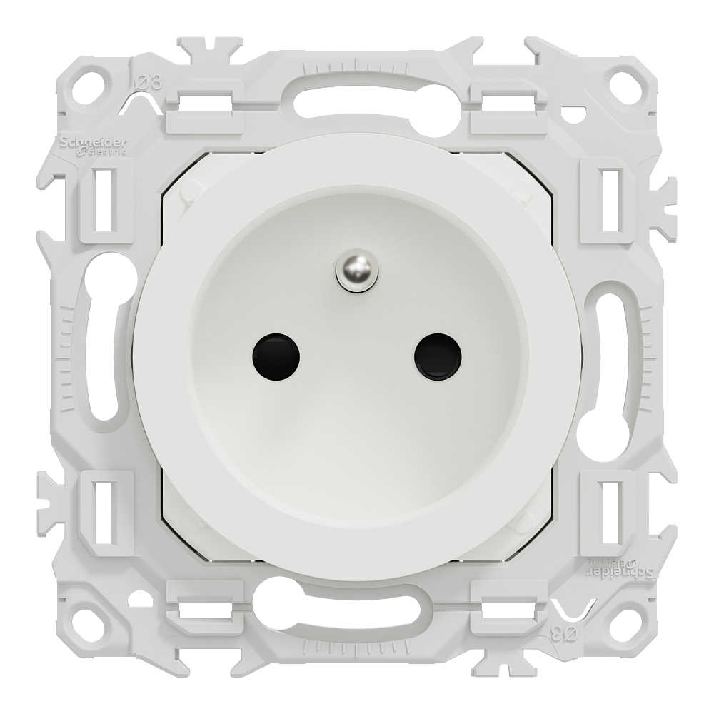 Odace lot 108 prises 2P+T réno blanc